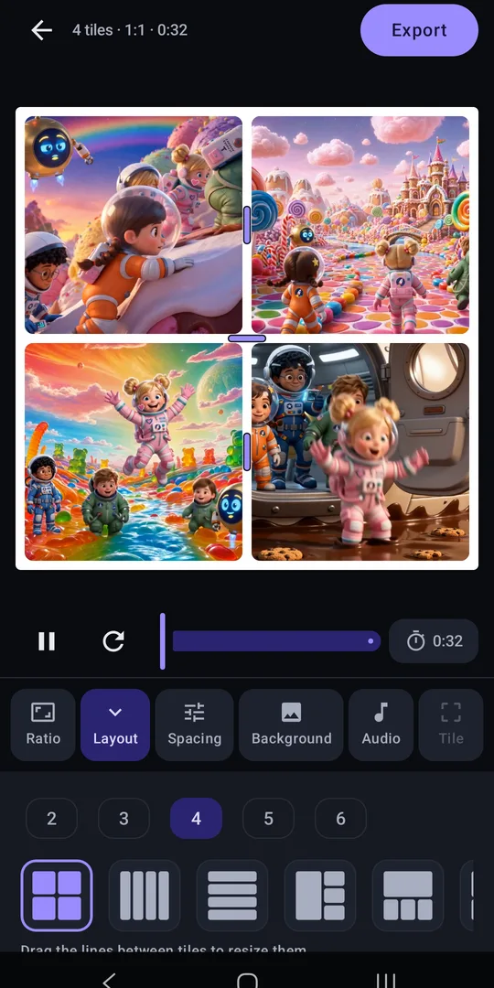 Video Kolaj ve Birleştirme, Google Play'de ekran 2